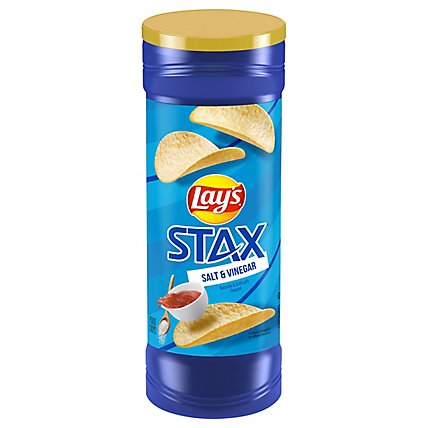 Lays Potato Crisps Stax Salt & Vinegar - 5.5 Oz - Image 3