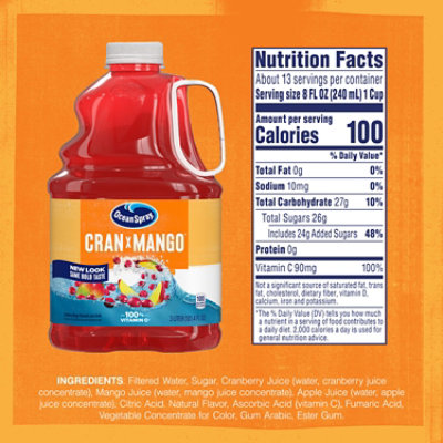 Ocean Spray Cran-Mango 100% Juice - 101.4 Fl Oz. - Image 4