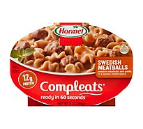 Hormel Compleats Microwave Meals Homestyle Swedish Meatballs - 9 Oz