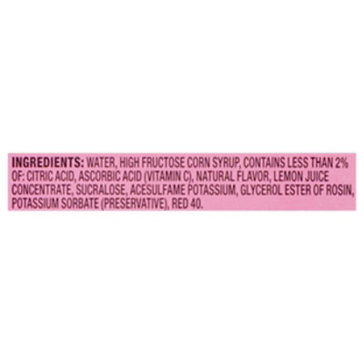 Fruit Rush Pink Lemonade Drink - 1 Gallon - Image 4