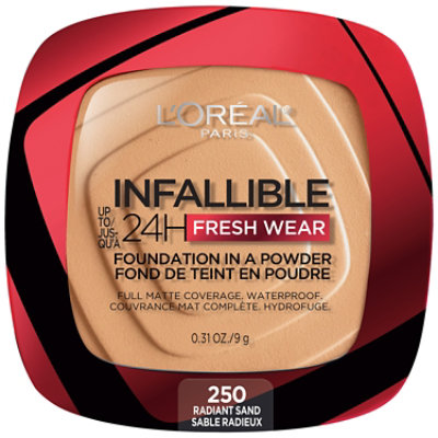 L'Oreal Paris Infallible Radiant Sand Up to 24 Hour Fresh Wear Foundation In A Powder - 0.31 Oz - Image 2