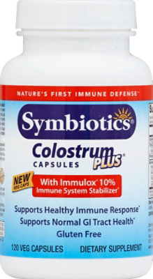 Symbiotics Colostrum Plus - 120 Count - Image 1