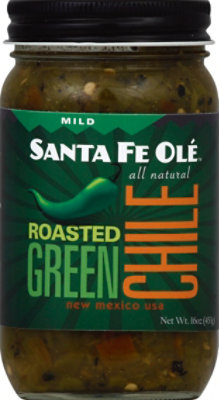 Santa Fe Ole Mild Roasted Green Chile Jar - 16 Oz - Image 2