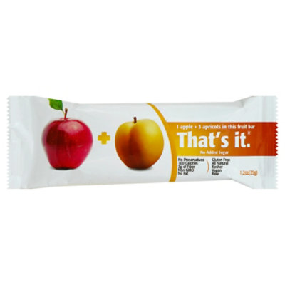 Thats Fruit Bar Apple Apricot - 1.2 Oz