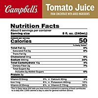 Campbells Tomato Juice - 46 Fl. Oz. - Image 5