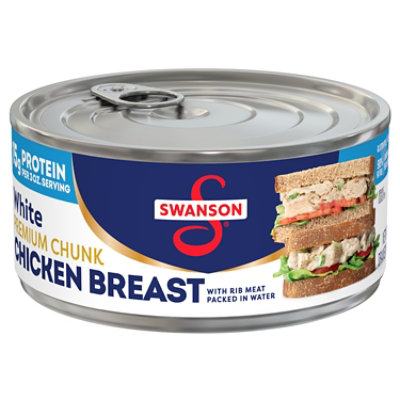 Swanson White Premium Chunk Canned Chicken Breast in Water - 9.75 Oz - Image 1