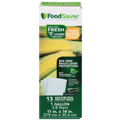 Foodsaver Gallon Bags 13 Count - Each