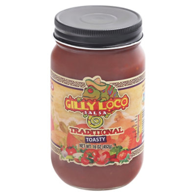Gilly Loco Salsa Traditional Toasty - 16 Oz - Image 1