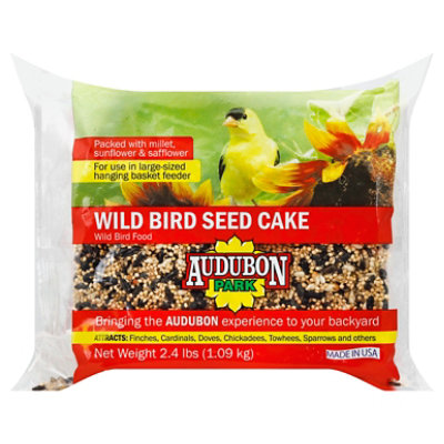 Audubon Park Wild Bird Food Wild Bird Seed Cake Bag - 2.4 Lb