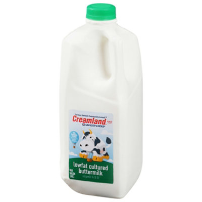 Creamland Lowfat Cultured Buttermilk Container - 0.5 Gallon - Image 4