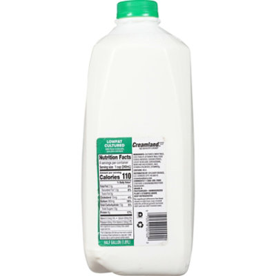 Creamland Lowfat Cultured Buttermilk Container - 0.5 Gallon - Image 3