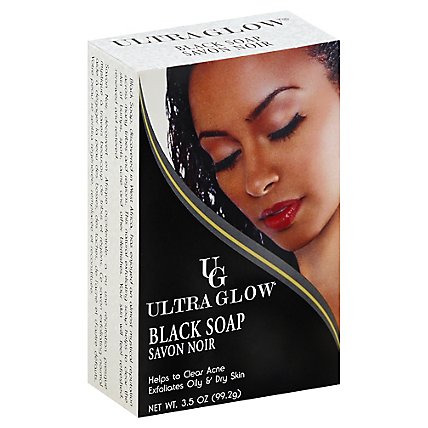 Ultra Glo Black Soap - 3.5 Oz - Image 1