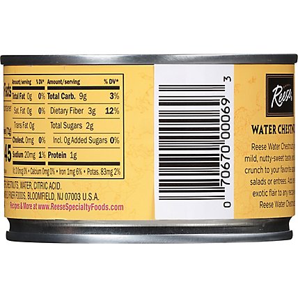 Reese Water Chestnuts Diced - 8 Oz - Image 6