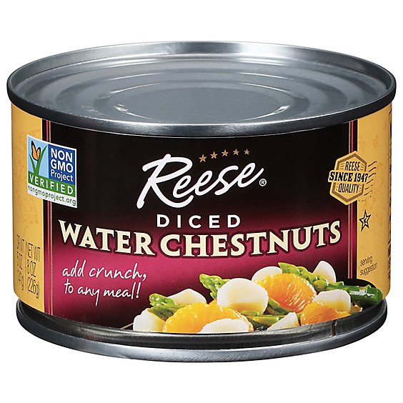 Reese Water Chestnuts Diced - 8 Oz