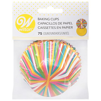 Wilton Baking Cups Stripes - 75 Count - Image 2