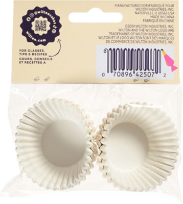 Wilton Baking Cups Mini Muffin White - 100 Count - Image 3