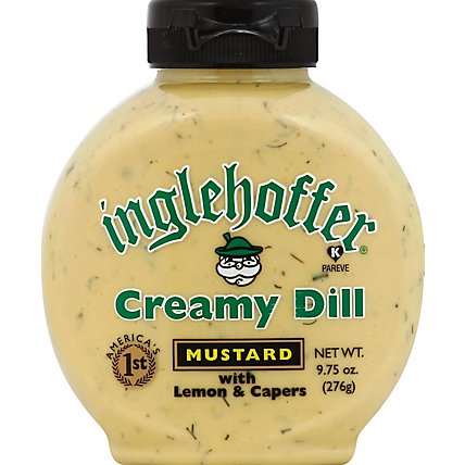 Inglehoffer Mustard Creamy Dill with Lemon & Capers - 9.75 Oz - Image 2