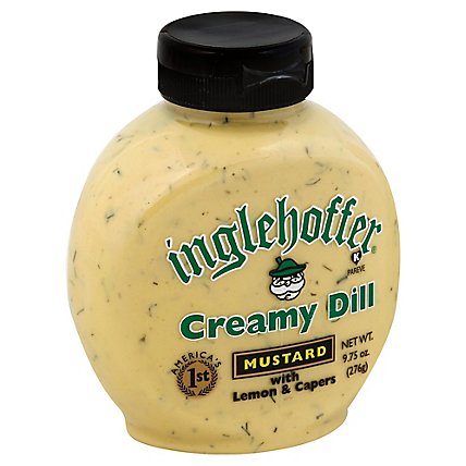 Inglehoffer Mustard Creamy Dill with Lemon & Capers - 9.75 Oz - Image 1