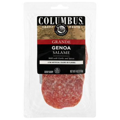 Columbus P/S Genoa Salami - 4 Oz - Image 2