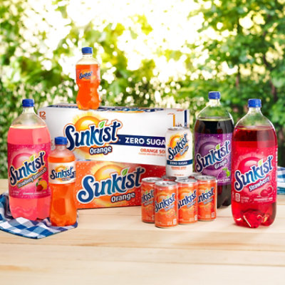 Sunkist Cherry Limeade Soda Cans - 12-12 Fl. Oz. - Image 2