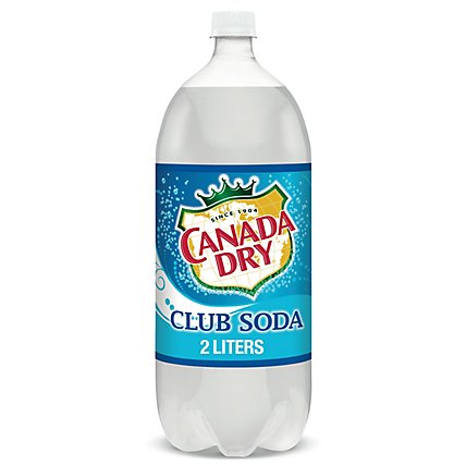 Canada Dry Club Soda - 2 Liter - Image 1