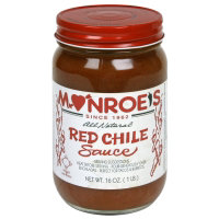 Monroes Sauce Red Chile Jar - 16 Oz - Image 1
