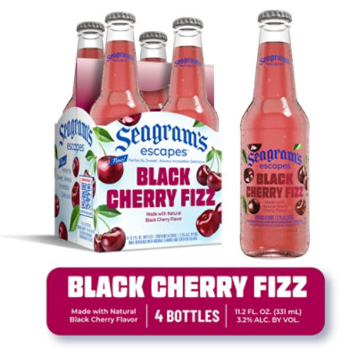 Seagram Black Cherry Btl - 4-12 Fl. Oz. - Image 2