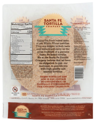 Santa Fe Tortilla Company Tortillas Whole Wheat Homestyle Bag - 24 Oz - Image 5