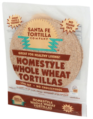 Santa Fe Tortilla Company Tortillas Whole Wheat Homestyle Bag - 24 Oz - Image 7