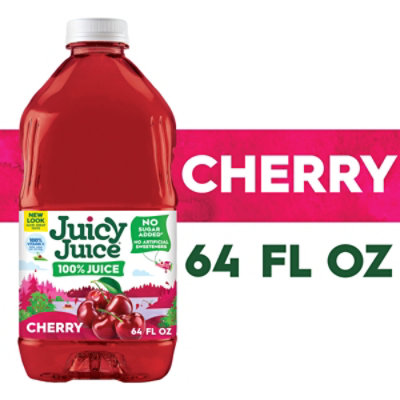 Juicy Juice Cherry 100% Juice Bottle - 64 Fl. Oz. - Image 1