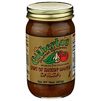 Gilbertos Gourmet Goodness Salsa Sort Of Smokin Mango Jar - 16 Oz - Image 1
