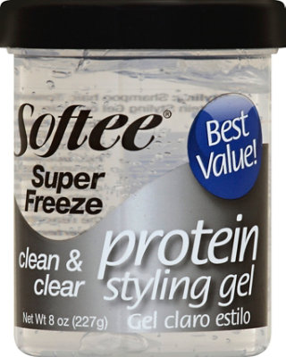 Softee Styling Gel Protein Super Freeze - 8 Oz - Image 2