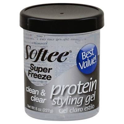 Softee Styling Gel Protein Super Freeze - 8 Oz - Image 1