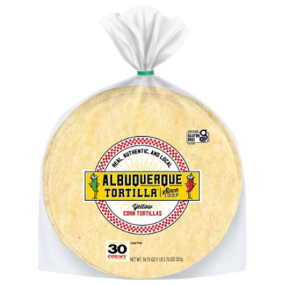 Albuquerque Yellow Corn Tortillas - 30 Count - Image 1