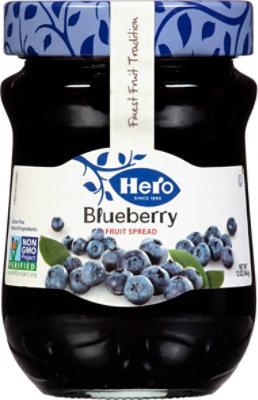 Hero Fruit Spread Blueberry - 12 Oz - Image 1