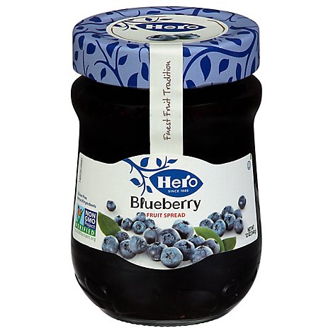 Hero Fruit Spread Blueberry - 12 Oz
