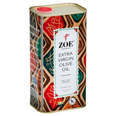 Zoe Diva Select Oil Olive Tin - 33.8 Oz - Image 1