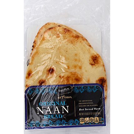 Fresh Baked Signature SELECT Original Flat Bread Naan - Each - Image 2