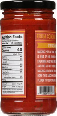 Sonoma Gourmet Pizza Sauce Plum Tomato Marinara Jar - 12 Oz - Image 6