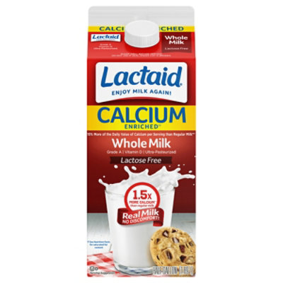 Lactaid Whole Milk With Calcium - 64 Fl. Oz. - Image 3