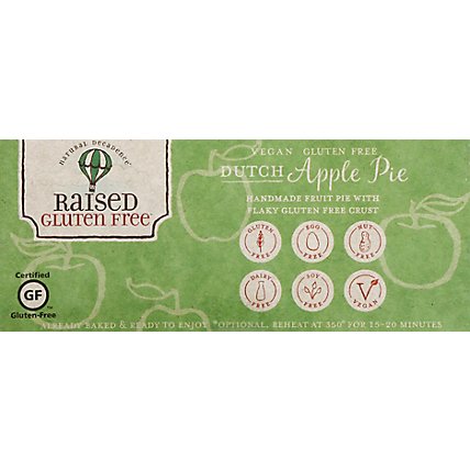 Natural Decadence Pie Dutch Apple 6 Inch - 9 Oz - Image 2