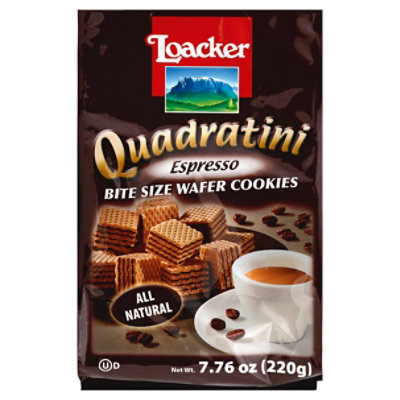 Loacker Wafer Qudrtni Esprsso 220g - 7.76 Oz - Image 1