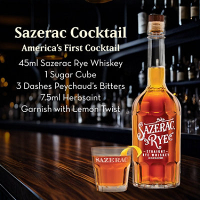 Sazerac Rye 6 Year Straight Rye Whiskey 90 Proof - 750 Ml (limited quantities may be available in store) - Image 4