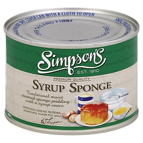 Simpsons Pudding Syrup Spong - 10.5 Oz