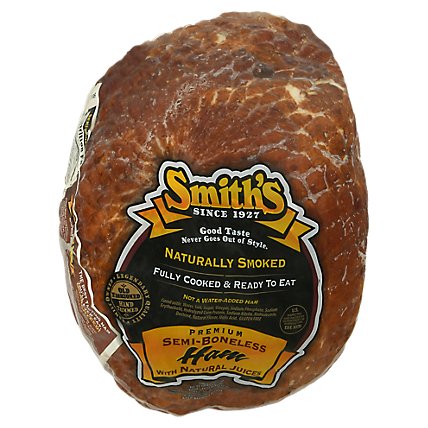 Smithfield Ham Spiral Sliced Crunchy Glaze Half - 9.5 Lb - Image 1