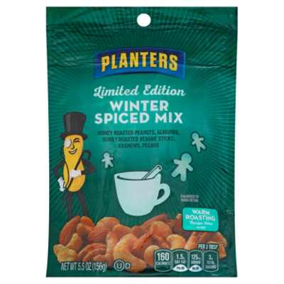 Planters Nut Mix Winter Spiced Limited Edition Bag 5 5 Oz Jewel Osco