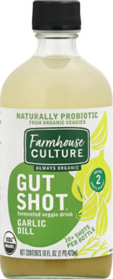 Farmhouse Culture Gut Shot Dill Pickle - 16 Fl. Oz. - Image 2
