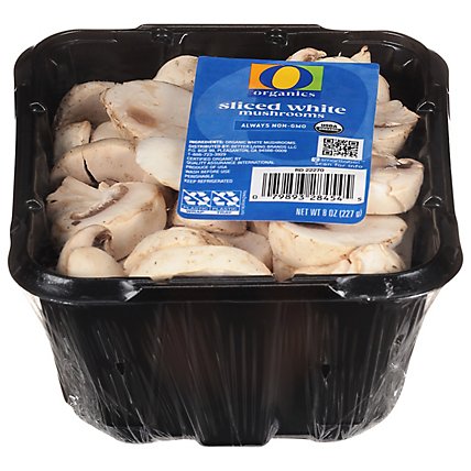 O Organics Organic Mushrooms White Sliced - 8 Oz - Image 2