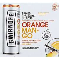 Smirnoff Spiked Seltzer Orange Mango In Cans - 6-12 Fl. Oz. - Image 3