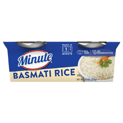 Minute Basmati Rice Ready to Serve In Cup 2 Count - 8.8 Oz